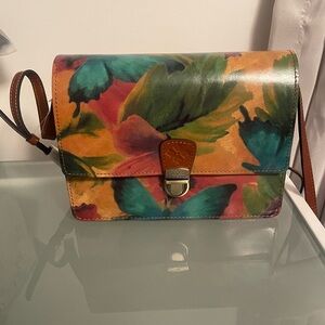 Patricia Nash Watercolor Butterfly cross body purse NWT